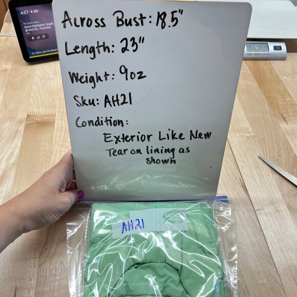 Lululemon Laser Speed Jacket Citra Lime Wind Water Resistant Size 6 - Picture 13 of 16